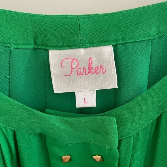 Parker Green Dress - Picture 3 of 3